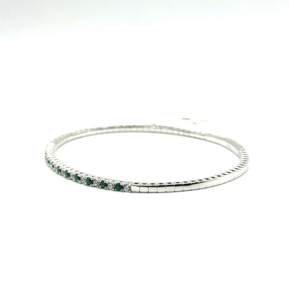 Caña Flexible de Zafiro en Plata 925 (1.6cts)