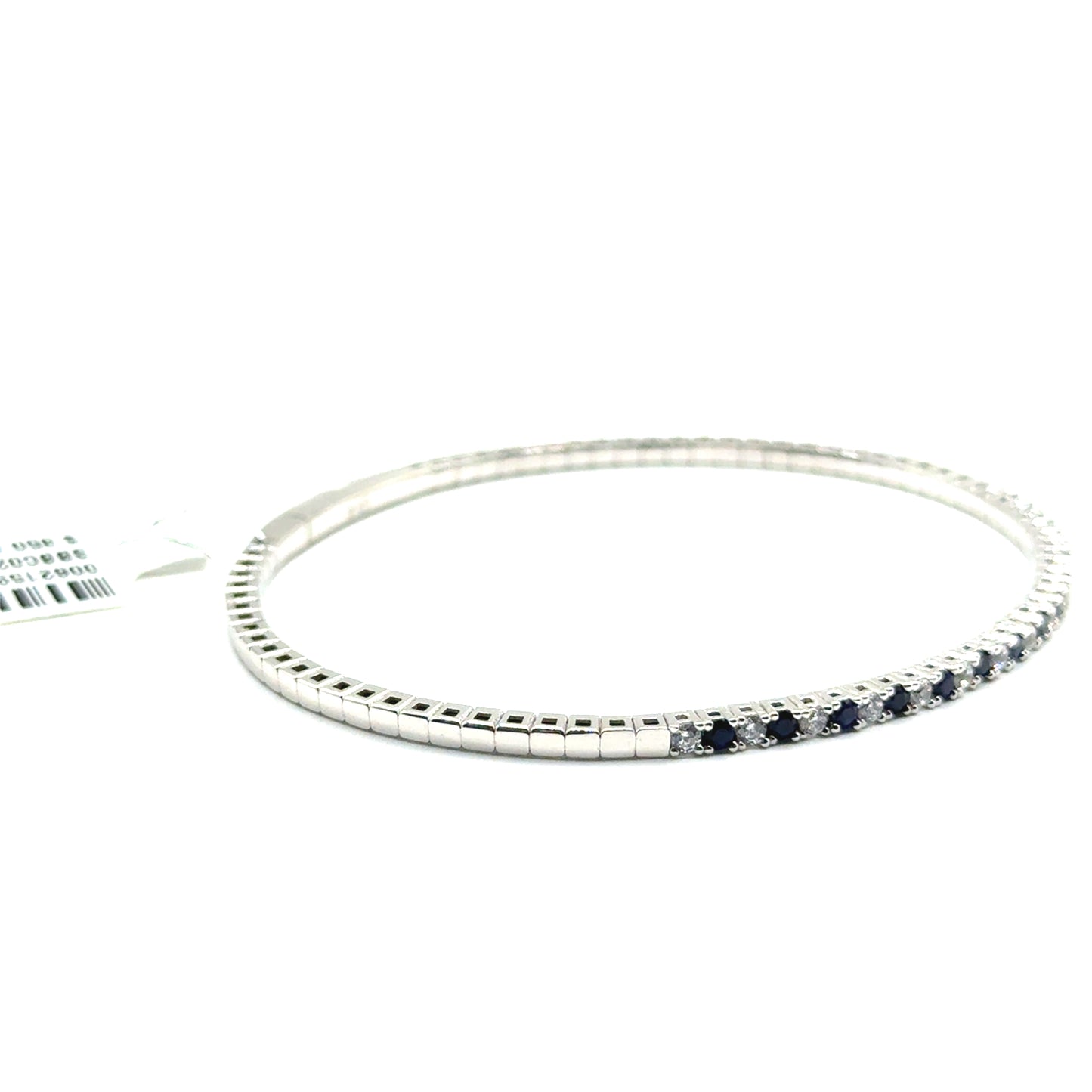 Caña Flexible de Zafiro en Plata 925 (1.6cts)