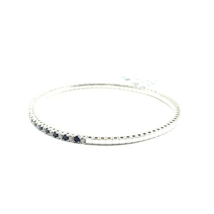 Caña Flexible de Zafiro en Plata 925 (1.6cts)