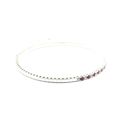 Caña Flexible de Zafiro en Plata 925 (1.6cts)