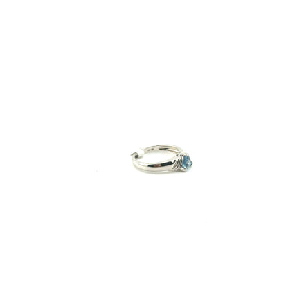 Anillo de Aguamarina en Plata