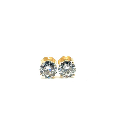 Aretes de Diamante Lab (2.07ct) en Oro Amarillo 14K