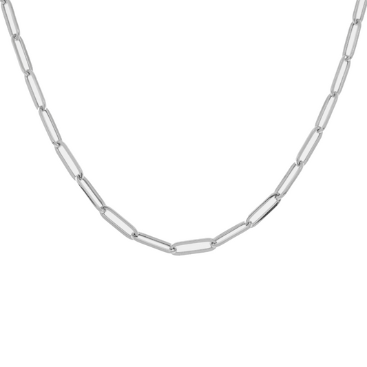 Cadena Clip en Plata (4mm)