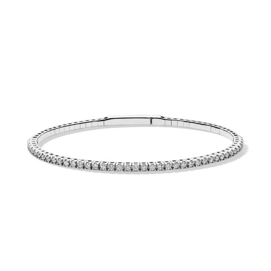Caña Flexible con Circones en Plata 925 (1.50ct)