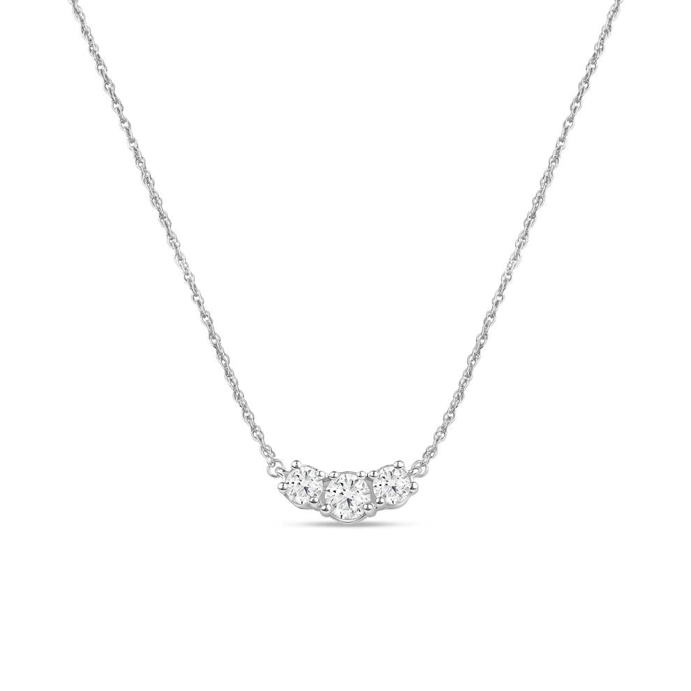 Collar de Diamante de Laboratorio en Oro 14K