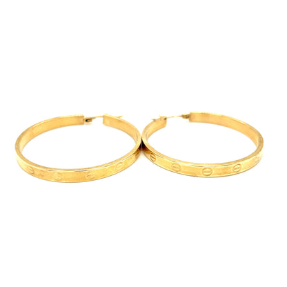 Argollas (Cartier) en Oro 14K