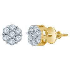 Aretes de Diamantes en Oro 10K
