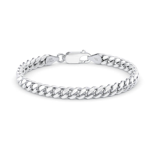 Pulsera (cubana) en Plata 925